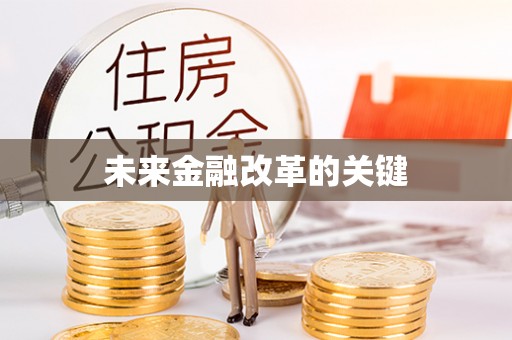 乌马河未来金融改革的关键